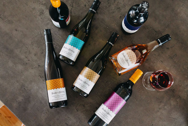 SNAKE & HERRING Bottles of Wine