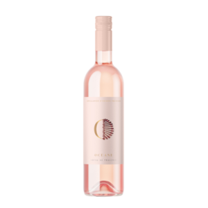 A bottle shot of the Oceane Rose.