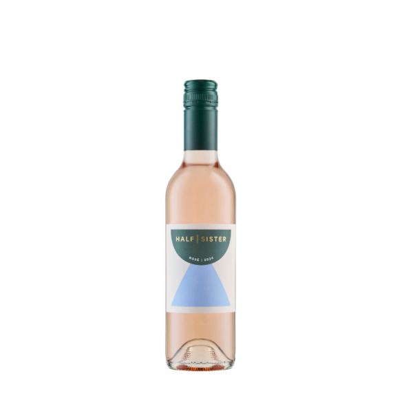 A bottle shot of the half sister Rosé.